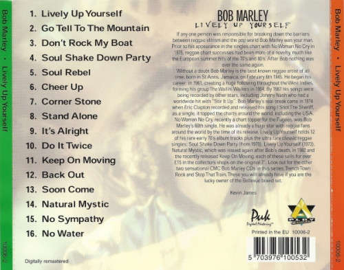 Bob Marley  -Lively Up Yourself (CD)