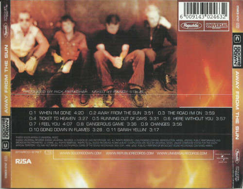 3 Doors Down - Away From The Sun (CD)