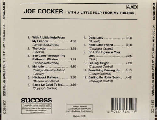 Joe Cocker - With A Little Help From My Friends (CD)