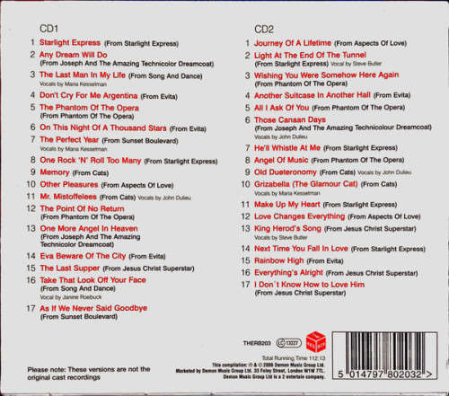 Andrew Lloyd Webber - The Essential Collection (Double CD)