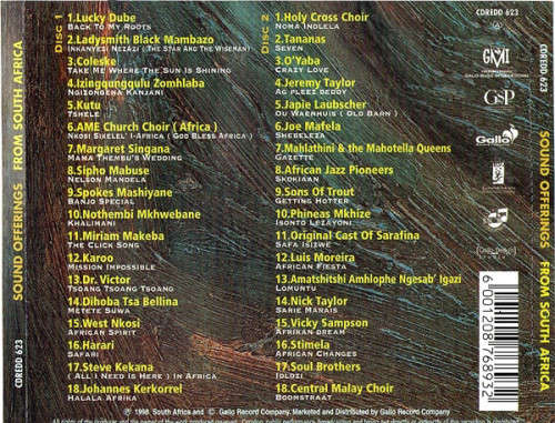Various - Sound Offerings (From South Africa) (Double CD)