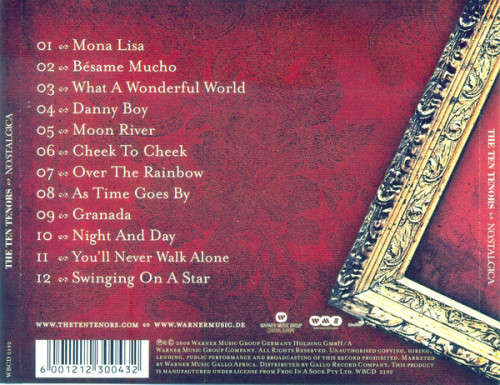 The Ten Tenors - Nostalgica (CD)