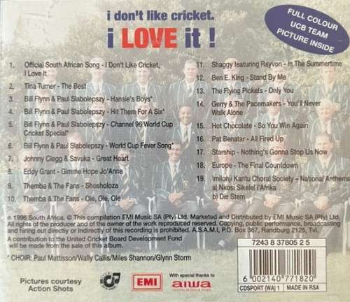 Various - I don`t like cricket, I love it! (CD)
