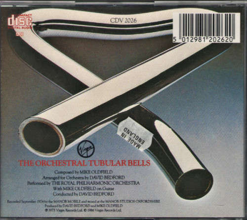 Royal Philharmonic Orchestra With Mike Oldfield - The Orchestral Tubular Bells (CD)