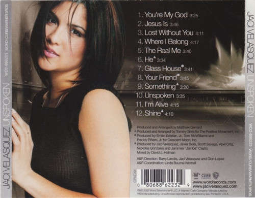 Jaci Velasquez - Unspoken (CD)