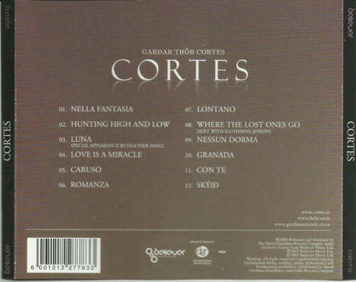 Garðar Thór Cortes - Cortes (CD)