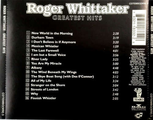 Roger Whittaker - Greatest Hits (CD)