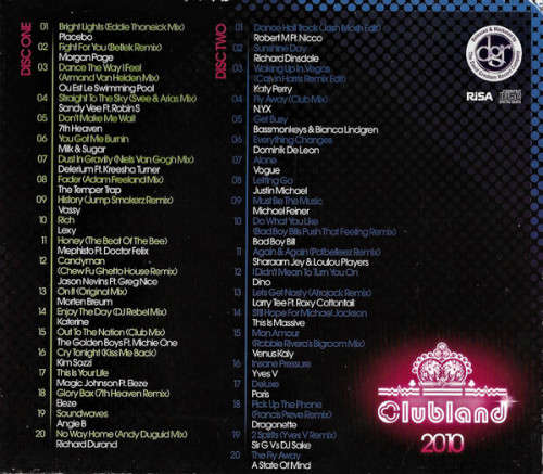 Various - Clubland 2010 (Double CD)