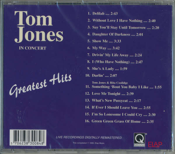 Tom Jones - Greatest Hits (CD)
