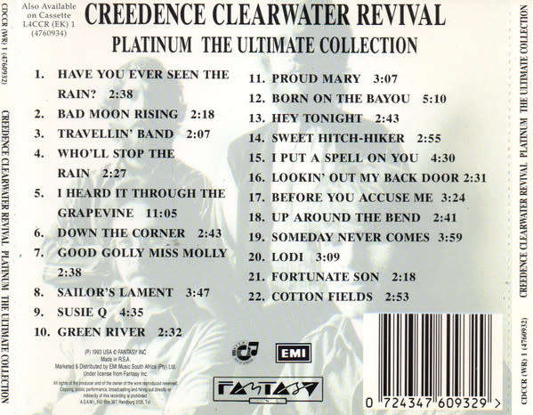 Creedence Clearwater Revival - Platinum - The Ultimate Collection (CD)