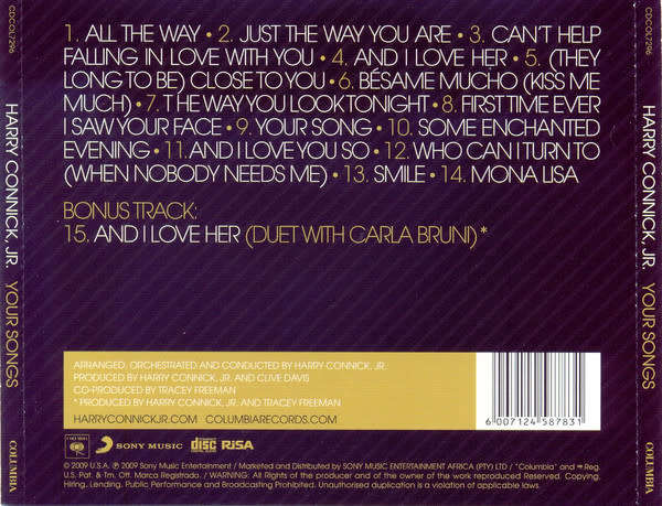 Harry Connick, Jr. - Your Songs (CD)
