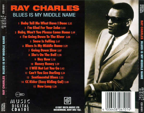 Ray Charles - Blues Is My Middle Name (CD)
