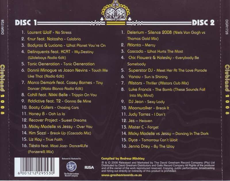 Various - Clubland 2008 (Double CD)