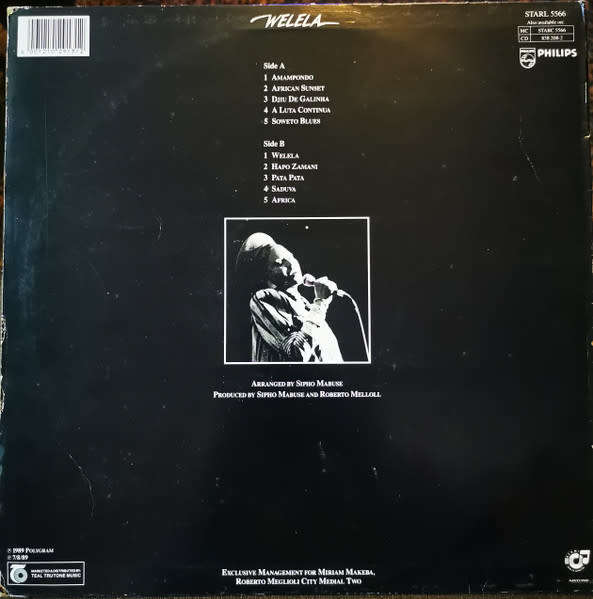 Miriam Makeba - Welela (LP / Vinyl) Philips  STARL 5566