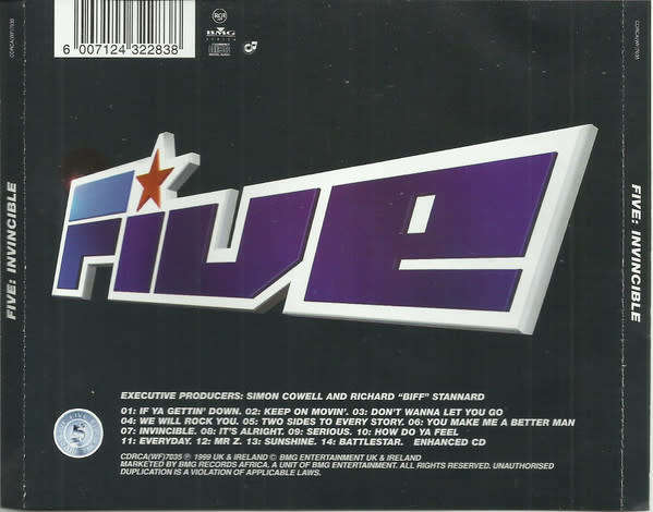 Five - Invincible (CD)