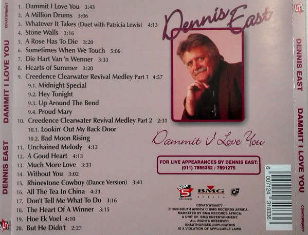 Dennis East  - Dammit I Love You - 20 Greatest Hits (CD)