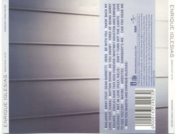 Enrique Iglesias - Greatest Hits (CD)
