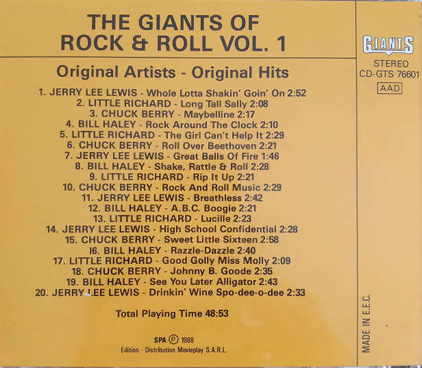 Various - The Giants Of Rock & Roll Vol.1 (CD)