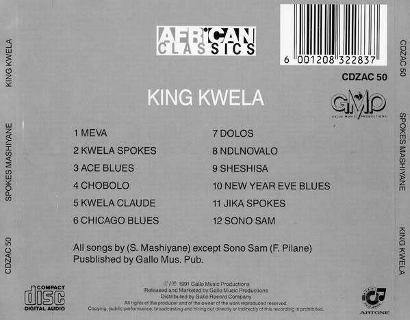 Spokes Mashiyane - King Kwela (CD)