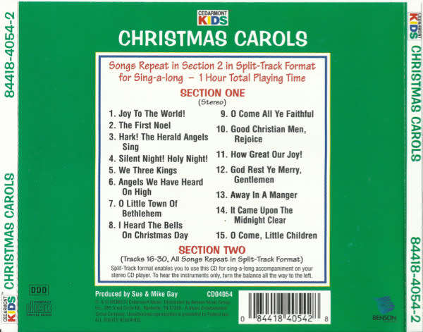 Cedarmont Kids - Christmas Carols (CD)