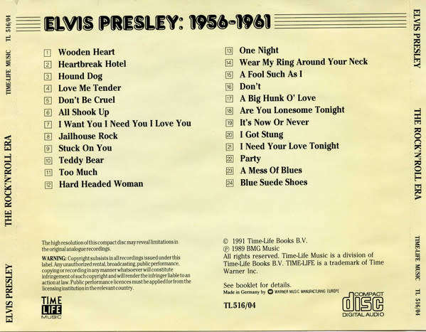 Elvis Presley - Elvis Presley: 1956-1961 (CD)