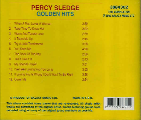 Percy Sledge - Golden Hits (CD)
