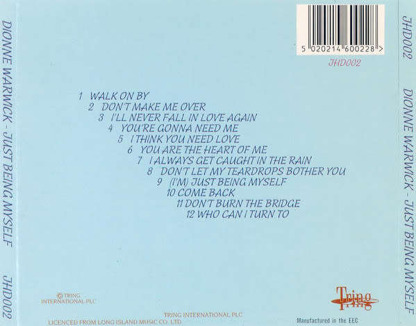 Dionne Warwick - Just Being Myself (CD)