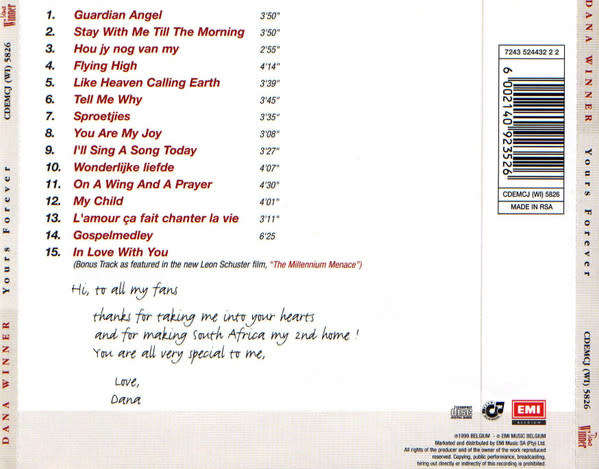 Dana Winner - Yours Forever (CD)
