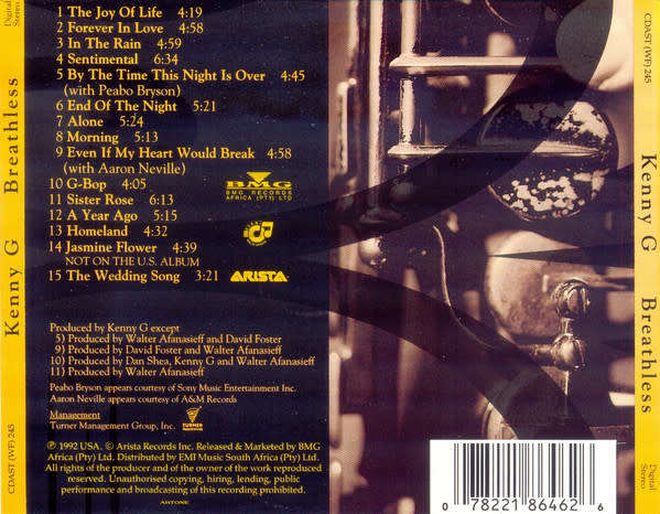 Kenny G - Breathless (CD)