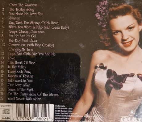 Judy Garland - Over The Rainbow (CD)