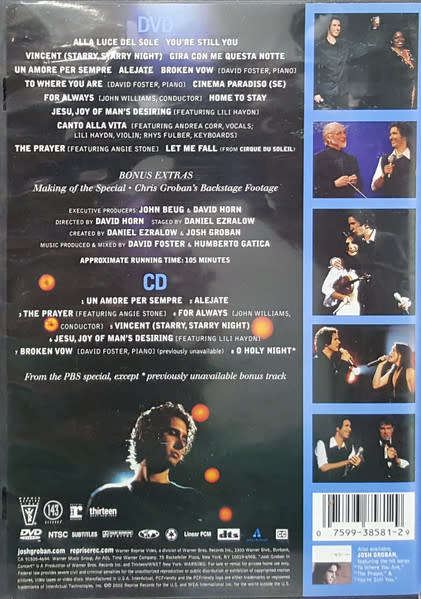 Josh Groban - Josh Groban In Concert (DVD/CD)