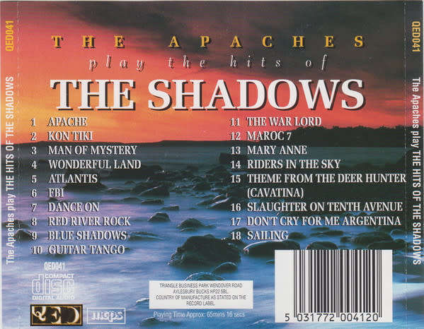 The Apaches - Play The Hits Of The Shadows (CD)