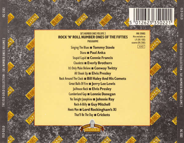 Various - 50`s Number Ones Volume 2 (CD)