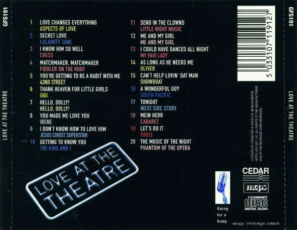 The Stage Door Orchestra - Love At The Theatre (CD)