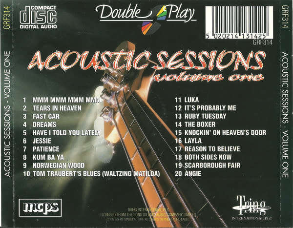 Sounds Accoustic  Acoustic Sessions (Volume One) (CD)