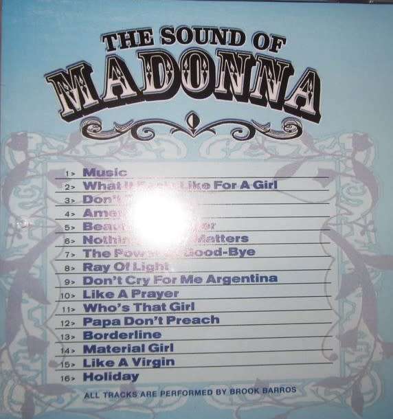 Brook Barros - The Sound Of Madonna (CD)