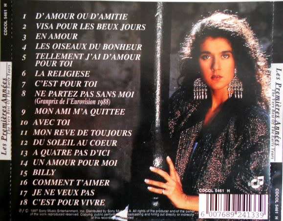 Céline Dion - Les Premières Années (Very Best Of The Early Years) (CD)