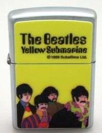 Beatles Yellow Submarine Zippo Lighter (Never USED)