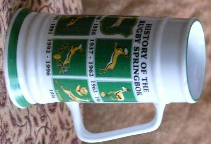Beer Mug History Of The Rugby Springbok 1906 - 1996 (Limited Edition)