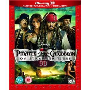 Pirates of the Caribbean 4: On Stranger Tides (3D + 2D Blu-ray + Digital Copy (3 Discs)) Brand New