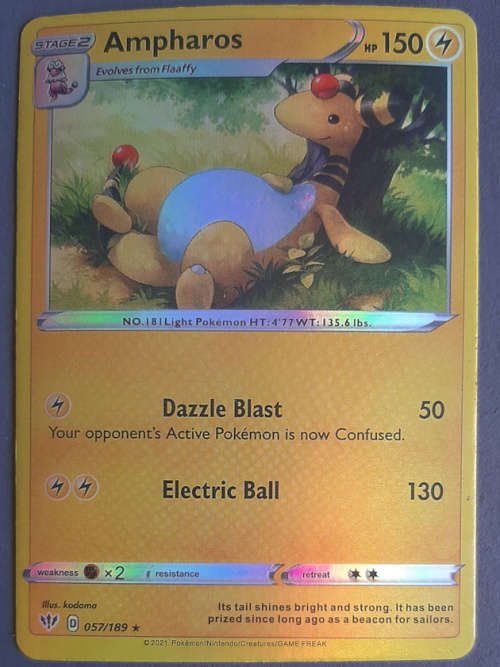 POKEMON AMPHAROS DAA 57 - SHINY