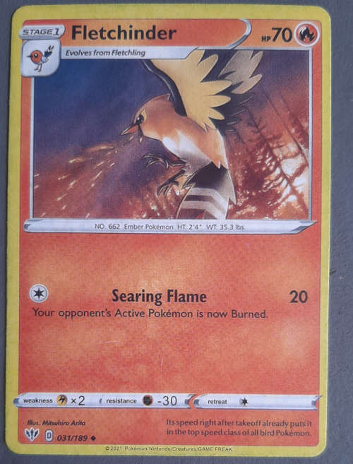 POKEMON FLETCHINDER DAA 31