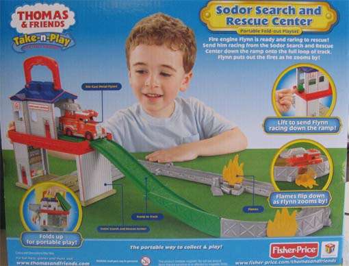THOMAS & FRIENDS - SODOR SEARCH & RESCUE CENTER by FISHER-PRICE, TAKE-N-PLAY