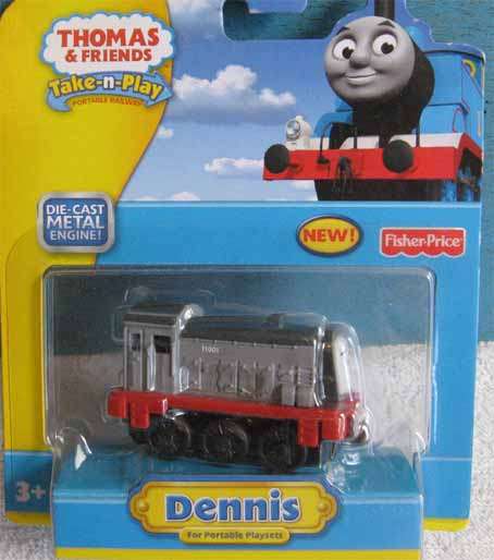 THOMAS & FRIENDS - DENNIS by FISHER-PRICE, TAKE-N-PLAY (NEW CARDED)
