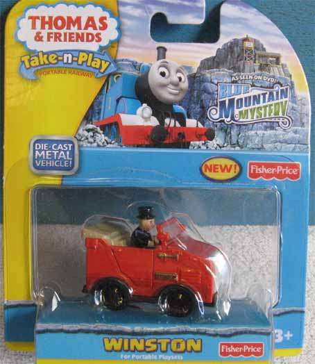 THOMAS & FRIENDS - WINSTON by FISHER-PRICE, TAKE-N-PLAY (NEW CARDED)
