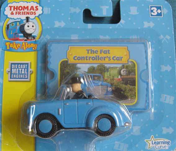 THOMAS & FRIENDS - THE FAT CONTROLLER'S CAR, by LEARNING CURVE, TAKE ALONG (NEW CARDED)