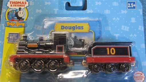 THOMAS & FRIENDS - DOUGLAS, TAKE ALONG by LEARNING CURVE (NEW CARDED)