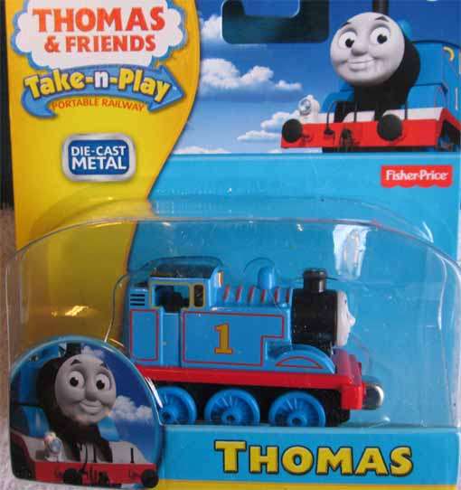 THOMAS & FRIENDS - THOMAS, TAKE-N-PLAY by FISHER-PRICE (CARDED)