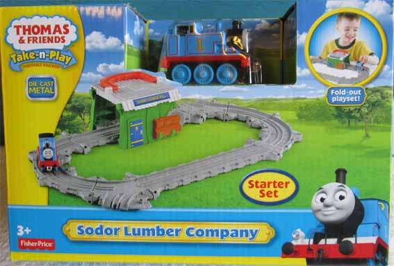 THOMAS & FRIENDS - SODOR LUMBER COMPANY, TAKE-N-PLAY by FISHER-PRICE (NEW BOXED)
