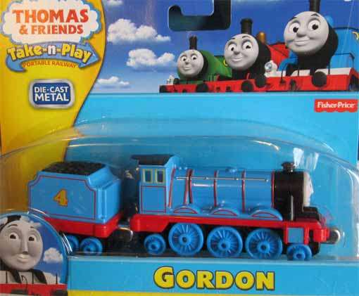 THOMAS & FRIENDS - GORDON, TAKE-N-PLAY by FISHER-PRICE (NEW CARDED)